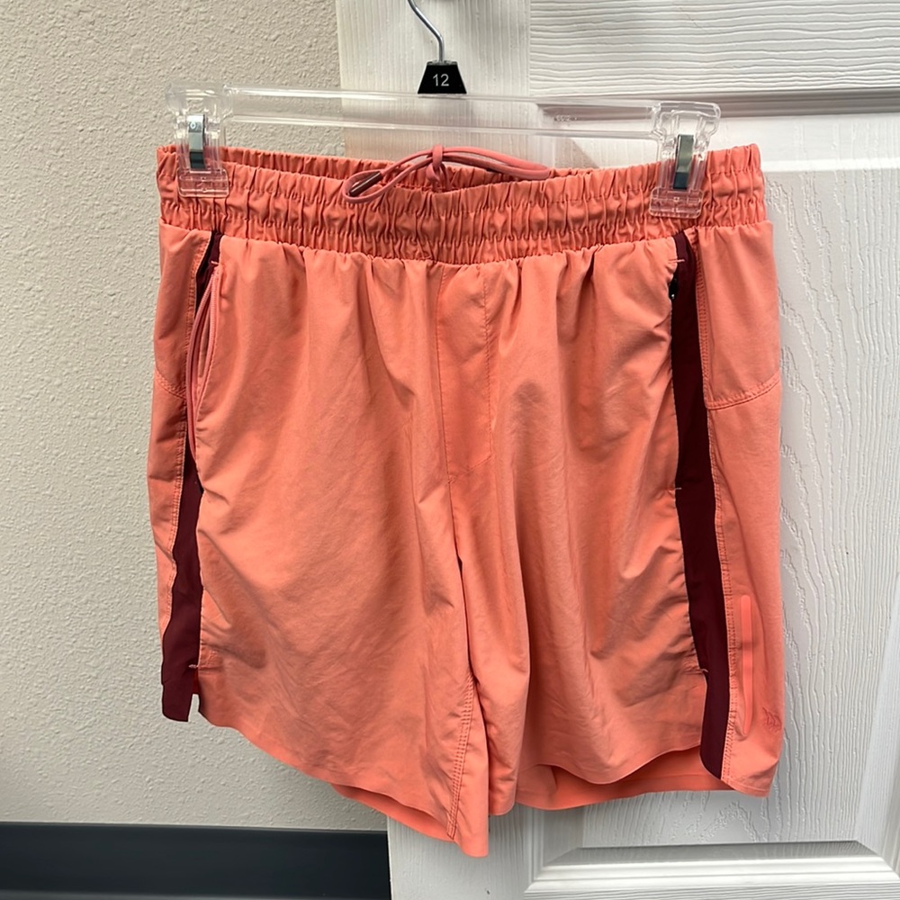 Salmon colored men’s shorts